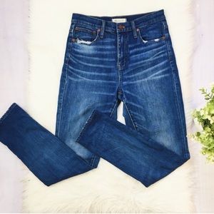 Madewell Blue High Rise Boy Jean size 26